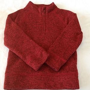 Jumping beans 1/4 zip long sleeve shirt